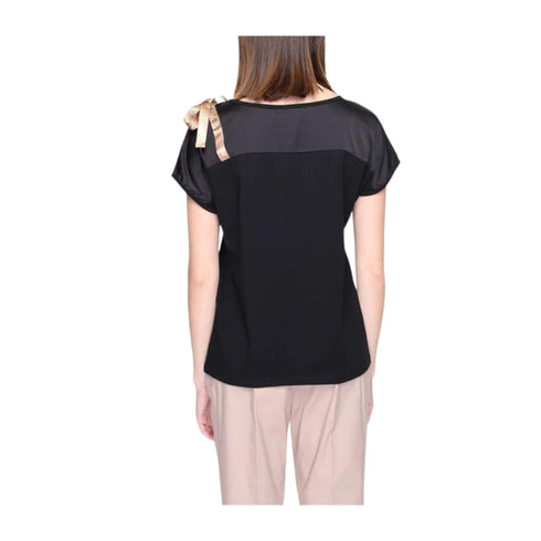 Alviero Martini 1A Classe T-shirt T-shirt Donna con fettuccia Geo Nero P24-ALVIERO MARTINI0770JC71-999-40 - Francavilla Moda